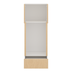 Modernform Cabinet Natural Oak 30" W X 84" H X 24" D Tall Double Oven Cabinet
