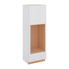 Modernform Cabinet Matte White 30" W X 90" H X 24" D Tall Double Oven Cabinet