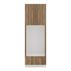 Modernform Cabinet Walnut 30" W X 90" H X 24" D Tall Double Oven Cabinet