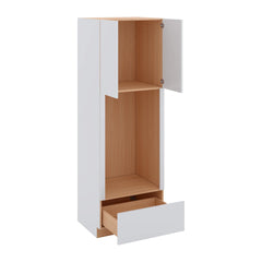 Modernform Cabinet Gloss White 30" W X 90" H X 24" D Tall Double Oven Cabinet