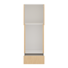 Modernform Cabinet Natural Oak 30" W X 90" H X 24" D Tall Double Oven Cabinet