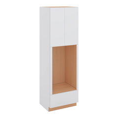 Modernform Cabinet Matte White 30" W X 96" H X 24" D Tall Double Oven Cabinet