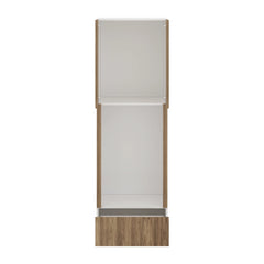 Modernform Cabinet Walnut 30" W X 96" H X 24" D Tall Double Oven Cabinet