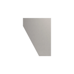 CNC Luxor 5-Piece Misty Grey 3/4" W X 28 1/2" H X 21" D Desk Drawer Panel