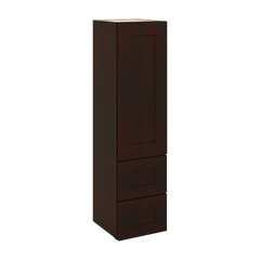 J&K Java Coffee S1 Vanity Counter Linen 12" W x 45" H x 12" D