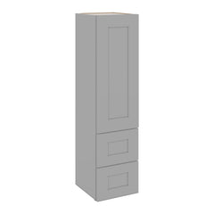 J&K Castle Grey S5 Vanity Counter Linen 12" W x 45" H x 12" D