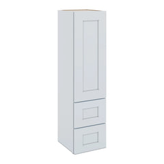 J&K White Shaker S8 Vanity Counter Linen 12" W x 45" H x 12" D