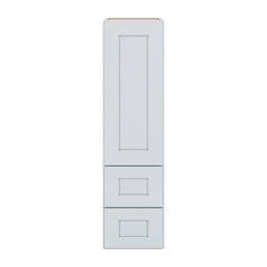 J&K White Shaker S8 Vanity Counter Linen 12" W x 45" H x 12" D