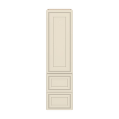 J&K Pearl Glazed H9 Vanity Counter Linen 12" W x 45" H x 12" D
