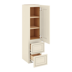 J&K Pearl Glazed H9 Vanity Counter Linen 12" W x 45" H x 12" D