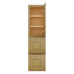 Modernform Cabinet Natural Shaker 12" W X 45" H X 12" D Vanity Countertop Linen Cabinet