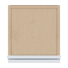 J&K White Shaker S8 Vanity Counter Linen 12" W x 45" H x 12" D