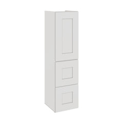 Modernform Cabinet White Shaker 12" W X 45" H X 12" D Vanity Countertop Linen Cabinet