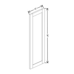 Wolf Classic Dartmouth Stonybrook Paint Decorative End Panel for Wall 3/4"W X 36"H X 12"D