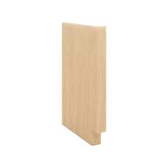 Modernform Cabinet Natural Oak 3" W X 34 1/2" H X 24" D Base Dishwasher End Panel