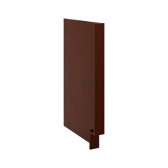 J&K Mahogany J5 Dishwasher Panel w/Return Filler 3" W x 34 1/2" H x 24" D