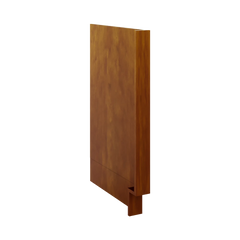 J&K Mocha Glazed K10 Dishwasher Panel w/Return Filler 3" W x 34 1/2" H x 24" D