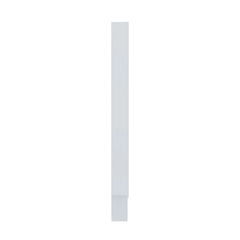 J&K White Shaker S8 Dishwasher Panel w/Return Filler 3" W x 34 1/2" H x 24" D