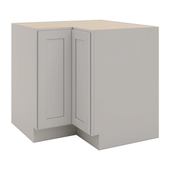 CNC Luxor 5-Piece Misty Grey 36" W Easy Reach Corner Base Cabinet
