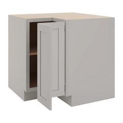 CNC Luxor 5-Piece Misty Grey 36" W Easy Reach Corner Base Cabinet