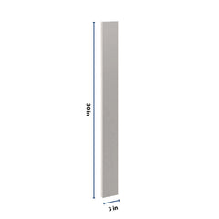 CNC Luxor 5-Piece Misty Grey 3" W X 30" H Fillers