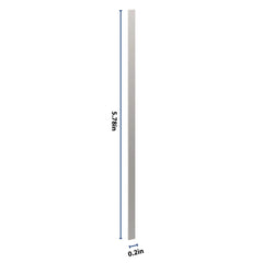 CNC Luxor 5-Piece Misty Grey 3" W X 96" H Fillers