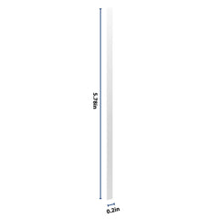 CNC Luxor 5-Piece White 3" W X 96" H Fillers