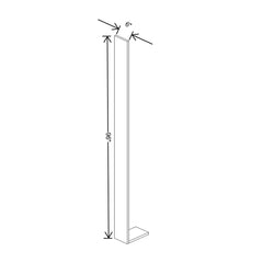 Wolf Classic Hanover Grey Stain Tall Filler 6"W X 96"H