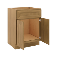 J&K Butterscotch B8 Vanity Base Sink Door/False Drawer 24" W x 33" H x 21" D