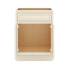J&K Pearl Glazed H9 Vanity Base Sink Door/False Drawer 24" W x 33" H x 21" D