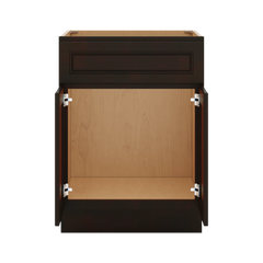 J&K Espresso K8 Vanity Base Sink Door/False Drawer 24" W x 33" H x 21" D