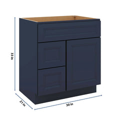 J&K Naval B7 Vanity Sink Combo 30" W x 33" H x 21" D
