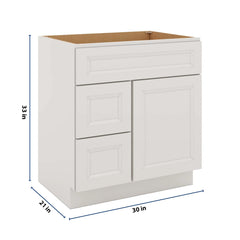 J&K Pure B5 Vanity Sink Combo 30" W x 33" H x 21" D