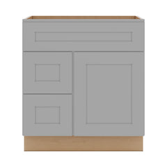 J&K Castle Grey S5 Vanity Sink Combo 30" W x 33" H x 21" D
