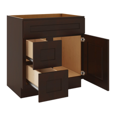 J&K Java Coffee S1 Vanity Sink Combo 30" W x 33" H x 21" D