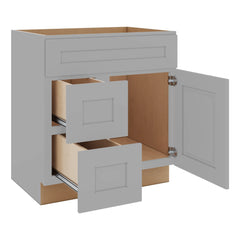 J&K Castle Grey S5 Vanity Sink Combo 30" W x 33" H x 21" D