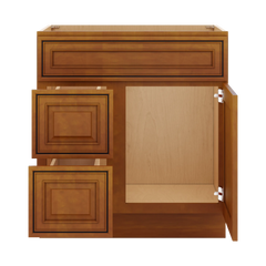 J&K Mocha Glazed K10 Vanity Sink Combo 30" W x 33" H x 21" D