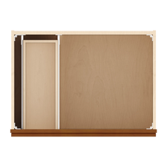 J&K Mocha Glazed K10 Vanity Sink Combo 30" W x 33" H x 21" D