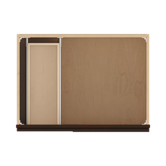 J&K Java Coffee S1 Vanity Sink Combo 30" W x 33" H x 21" D