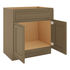 J&K Hazel H8 Vanity Base Sink Door/False Drawer 30" W x 33" H x 21" D