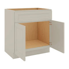 J&K Pebble B6 Vanity Base Sink Door/False Drawer 30" W x 33" H x 21" D
