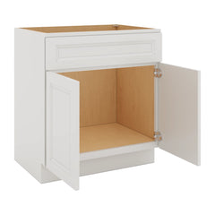 J&K Pure B5 Vanity Base Sink Door/False Drawer 30" W x 33" H x 21" D