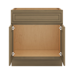 J&K Hazel H8 Vanity Base Sink Door/False Drawer 30" W x 33" H x 21" D