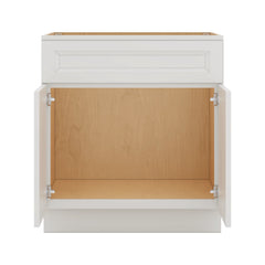 J&K Pure B5 Vanity Base Sink Door/False Drawer 30" W x 33" H x 21" D