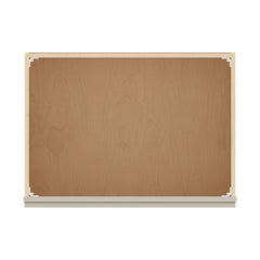 J&K Pebble B6 Vanity Base Sink Door/False Drawer 30" W x 33" H x 21" D
