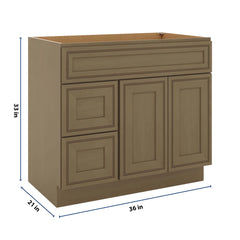 J&K Hazel H8 Vanity Sink Combo 36" W x 33" H x 21" D