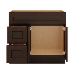 J&K Java Coffee S1 Vanity Sink Combo 36" W x 33" H x 21" D