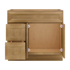 J&K Butterscotch B8 Vanity Sink Combo 36" W x 33" H x 21" D