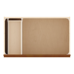 J&K Mocha Glazed K10 Vanity Sink Combo 36" W x 33" H x 21" D
