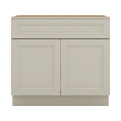 J&K Pebble B6 Vanity Base Sink Door/False Drawer 36" W x 33" H x 21" D